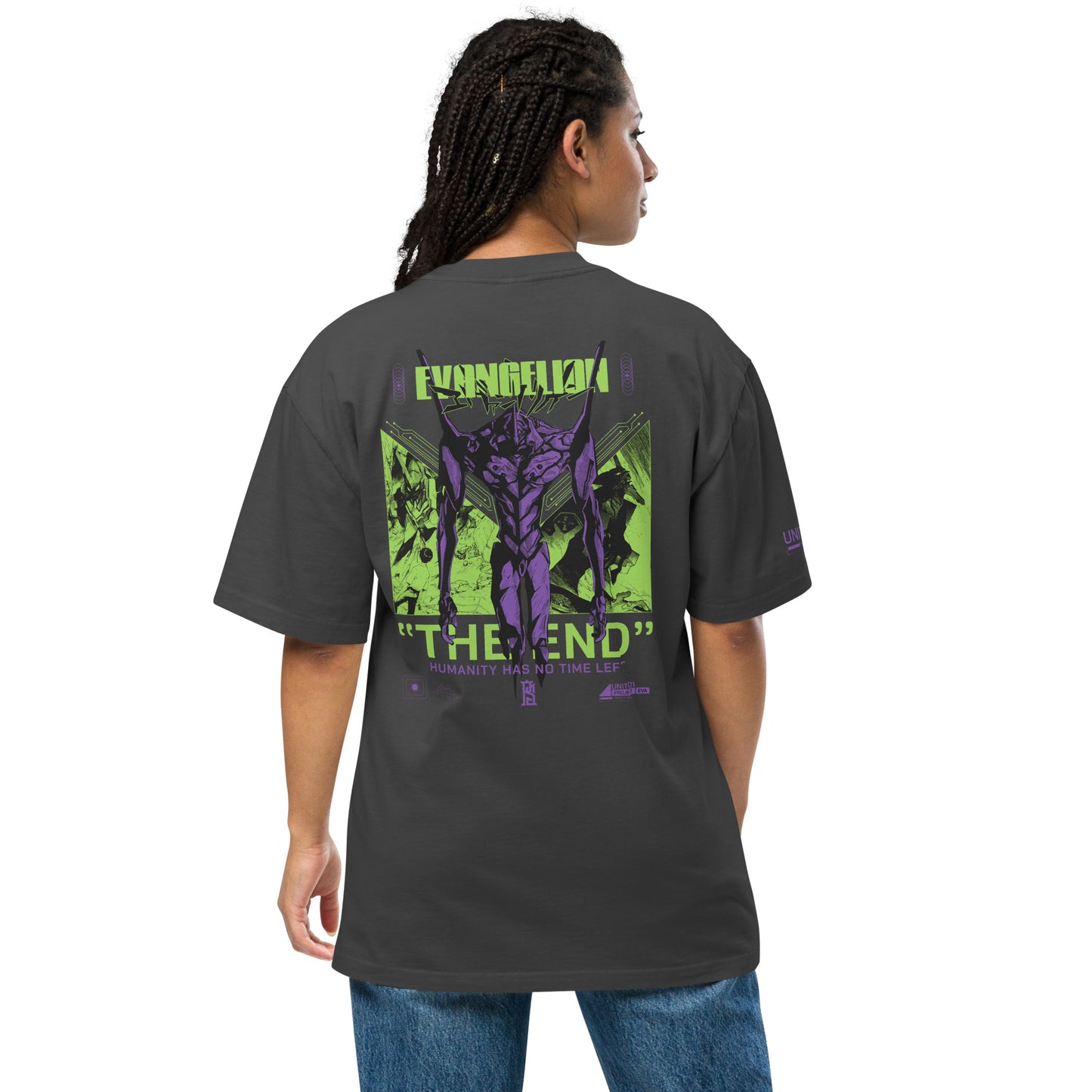 RONIN x EVA #01 | Camiseta oversize con efecto desgastado