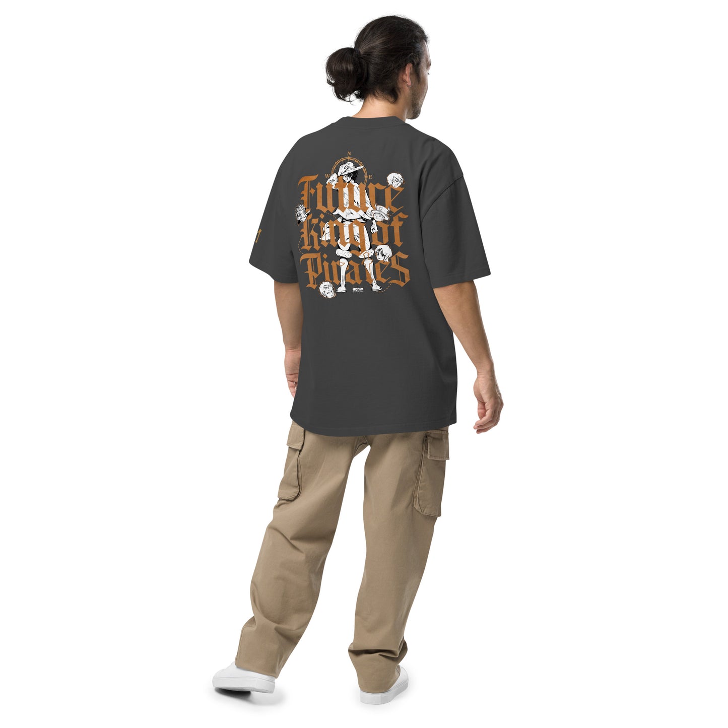RONIN x MUGIWARAS #01 | Camiseta oversize efecto desgastado