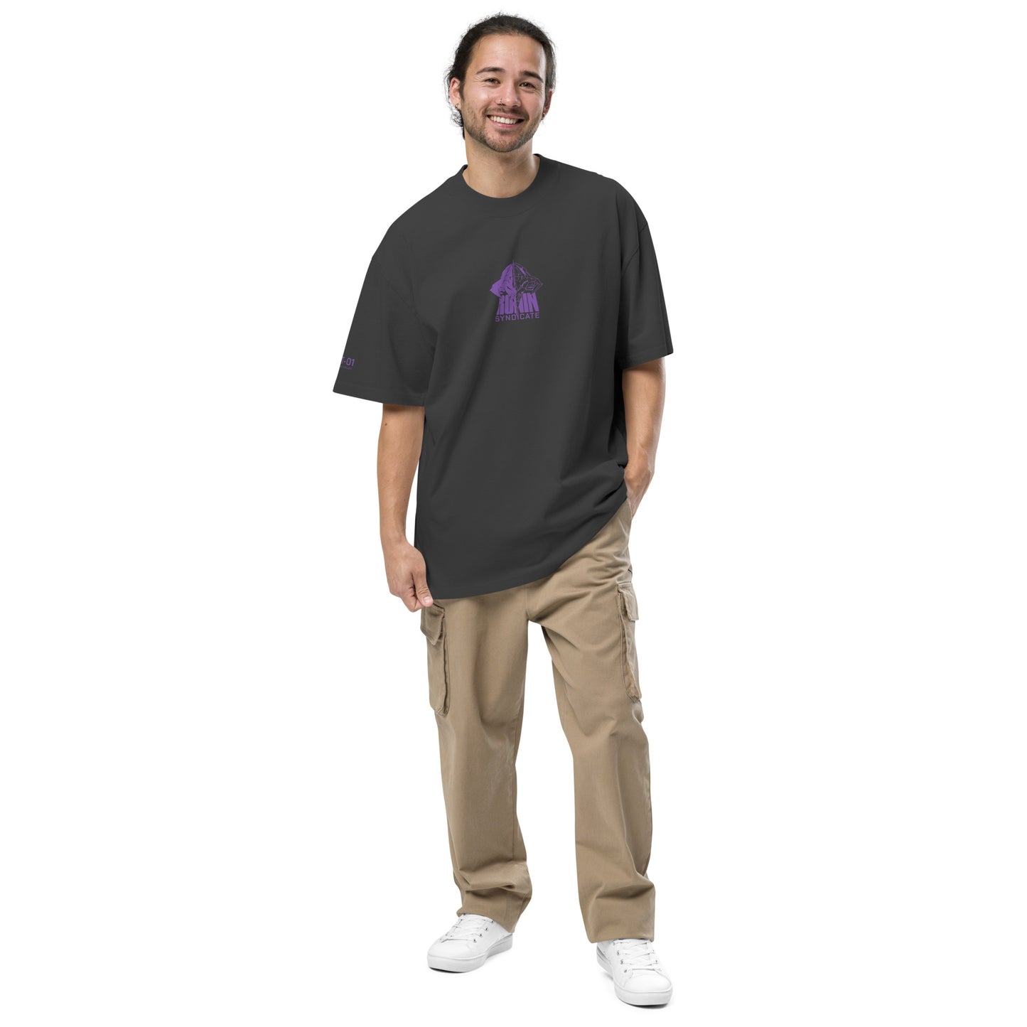 RONIN x EVA #01 | Camiseta oversize con efecto desgastado