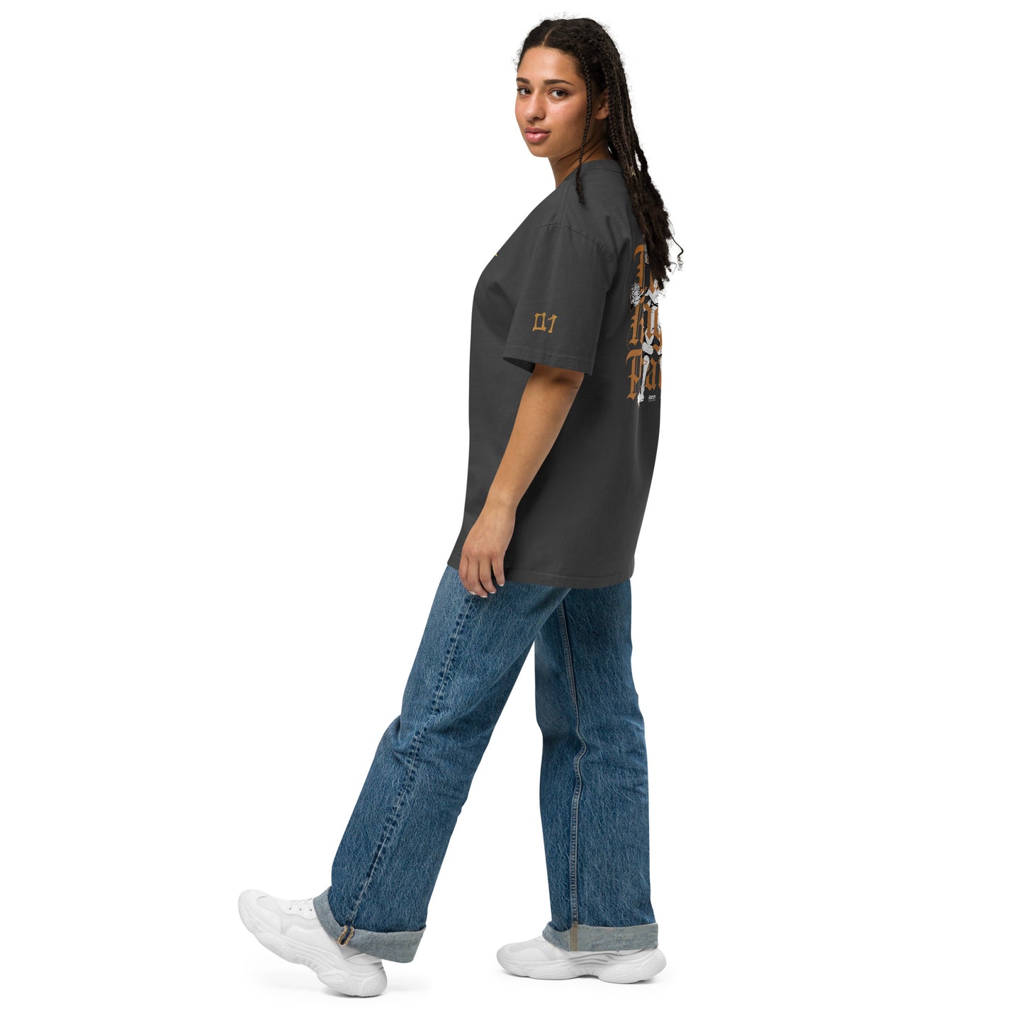 RONIN x MUGIWARAS #01 | Camiseta oversize efecto desgastado